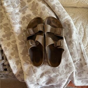 Birkenstocks Women’s - Taupe/Olive Green